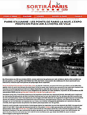 Sortir Paris article